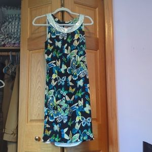 Tory Burch 100% silk butterfly dress